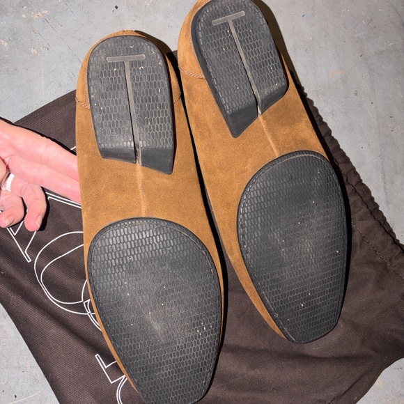 New a. testoni Brown Leather Loafers like new brown suede made morroco 11mens